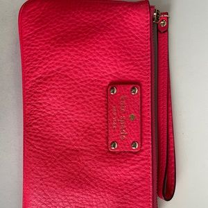 Kate Spade Hot Pink Wristlet